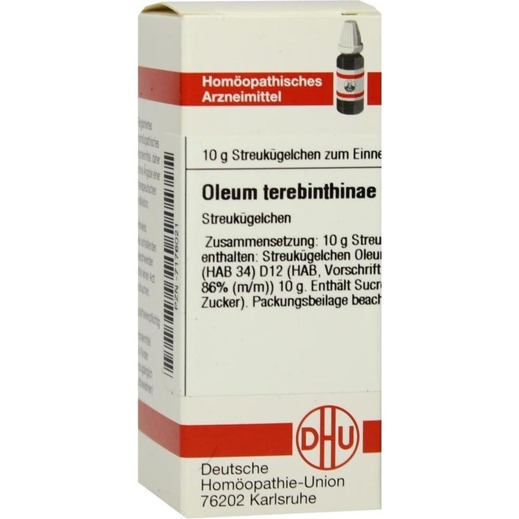 OLEUM TEREBINTHINAE D 12 Globuli 10 g