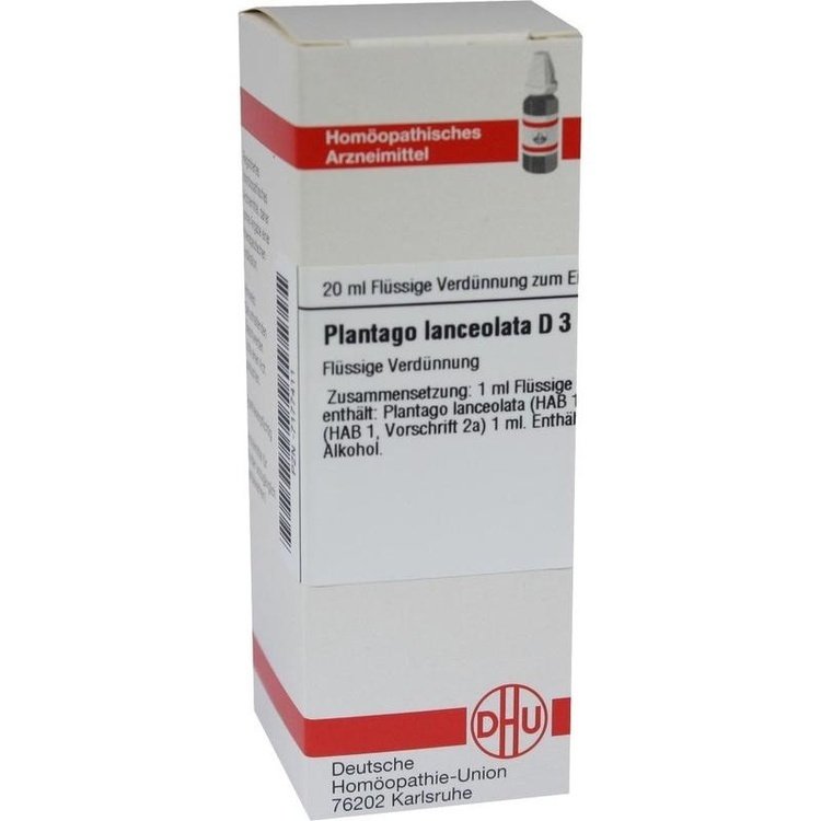 PLANTAGO LANCEOLATA D 3 Dilution 20 ml