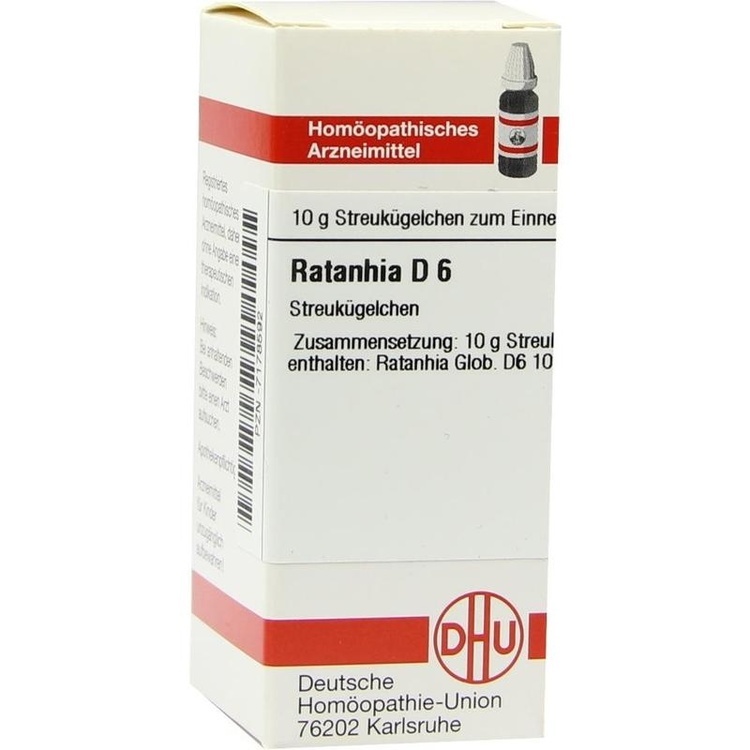 RATANHIA D 6 Globuli 10 g