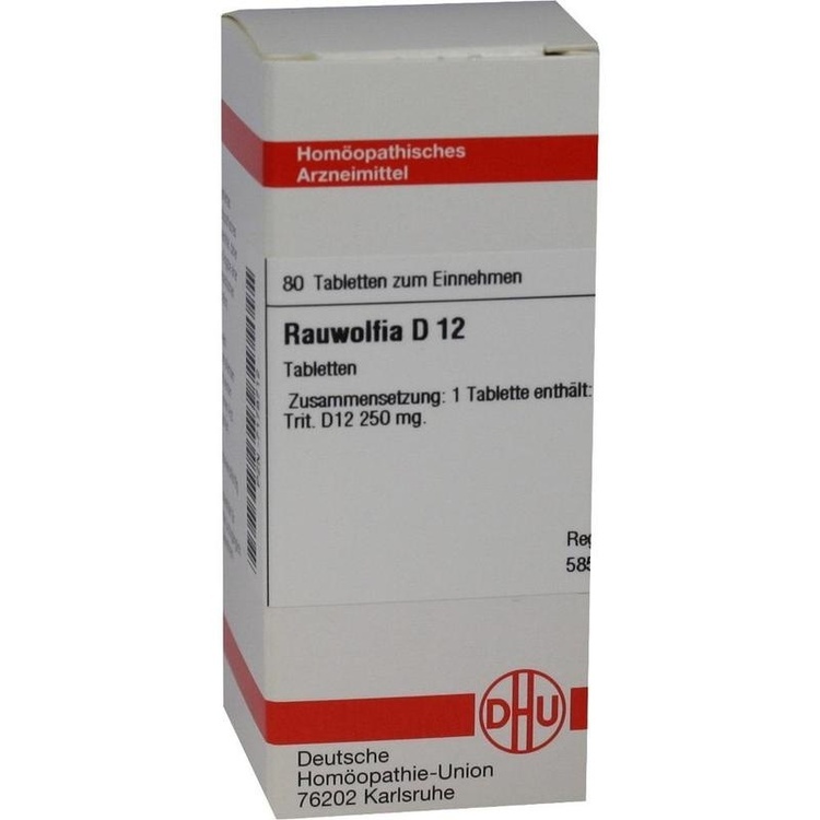 RAUWOLFIA D 12 Tabletten 80 St