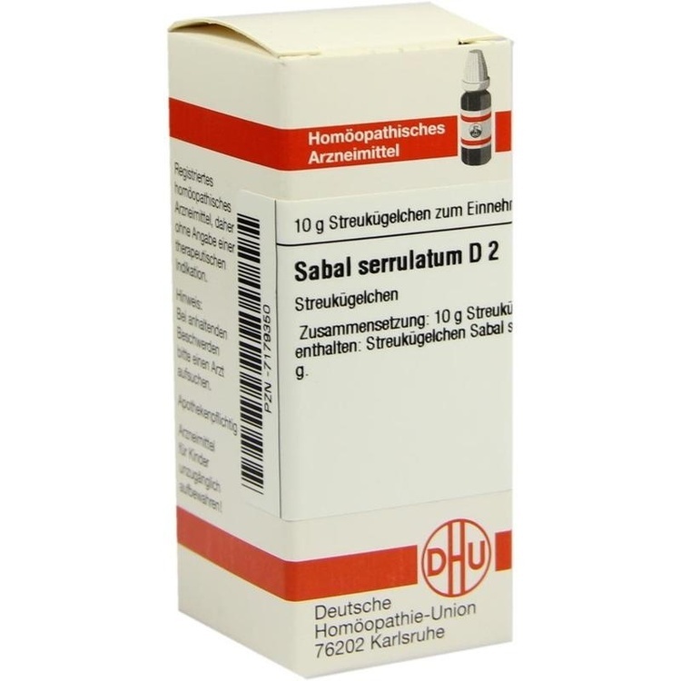 SABAL SERRULATUM D 2 Globuli 10 g