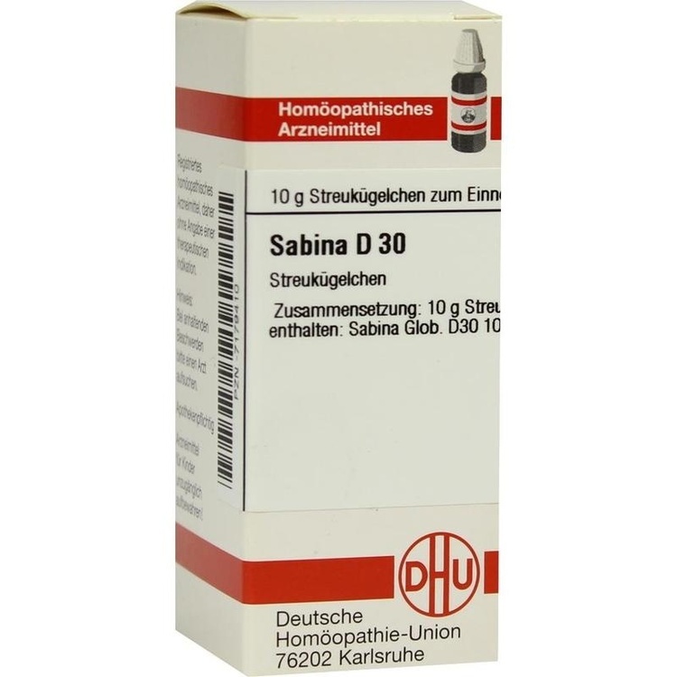 SABINA D 30 Globuli 10 g