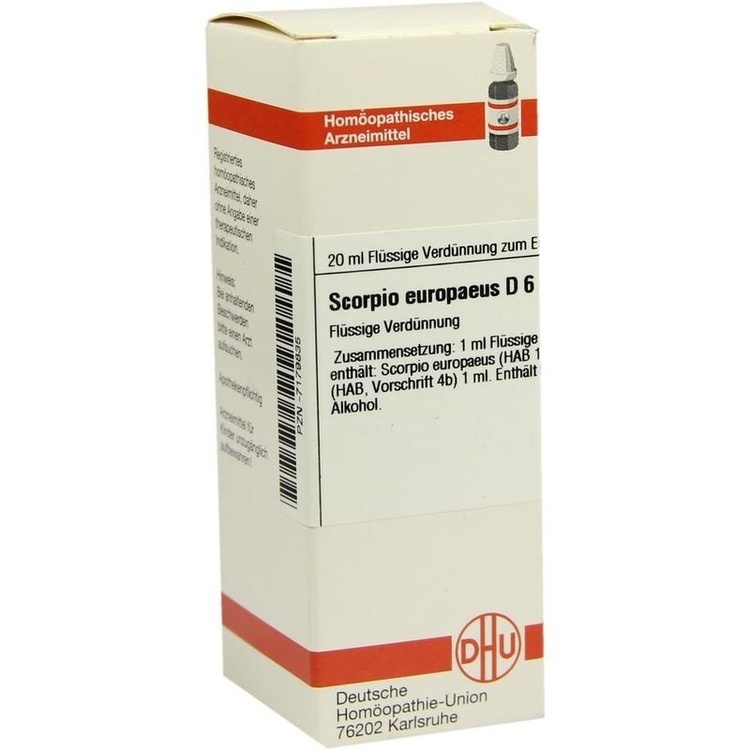 SCORPIO EUROPAEUS D 6 Dilution 20 ml