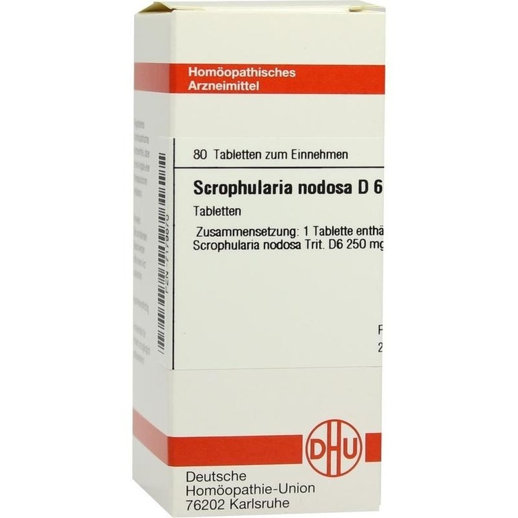 SCROPHULARIA NODOSA D 6 Tabletten 80 St