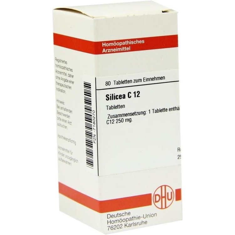 SILICEA C 12 Tabletten 80 St