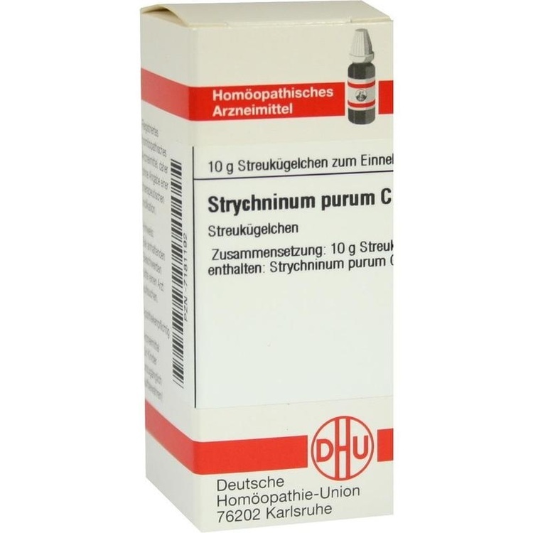 STRYCHNINUM PURUM C 30 Globuli 10 g