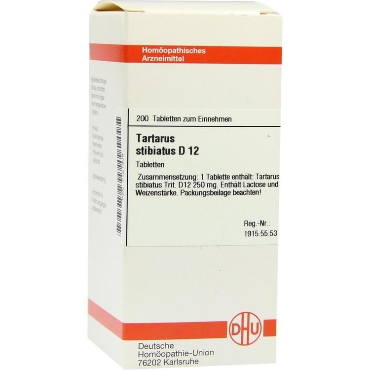 TARTARUS STIBIATUS D 12 Tabletten 200 St