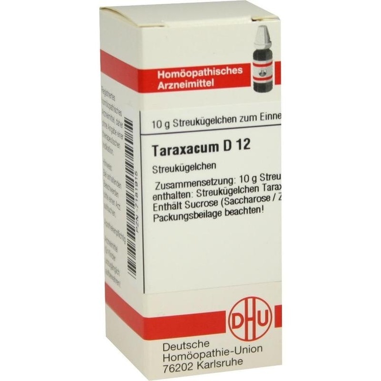 TARAXACUM D 12 Globuli 10 g