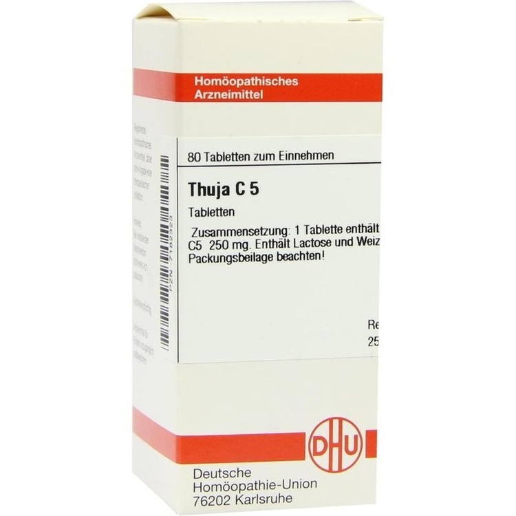 THUJA C 5 Tabletten 80 St