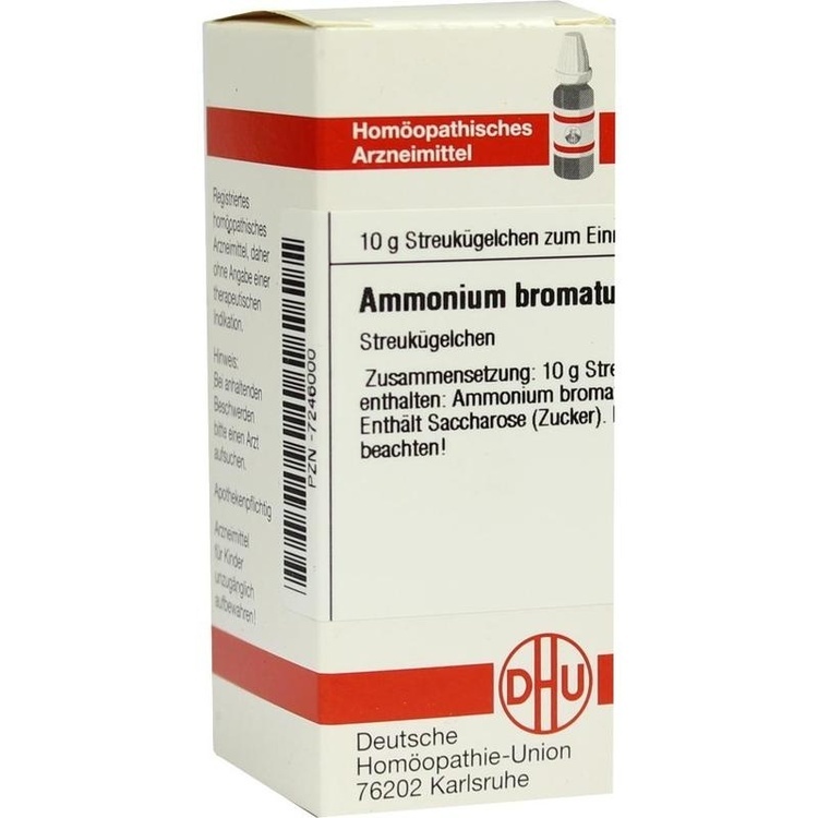 AMMONIUM BROMATUM C 30 Globuli 10 g