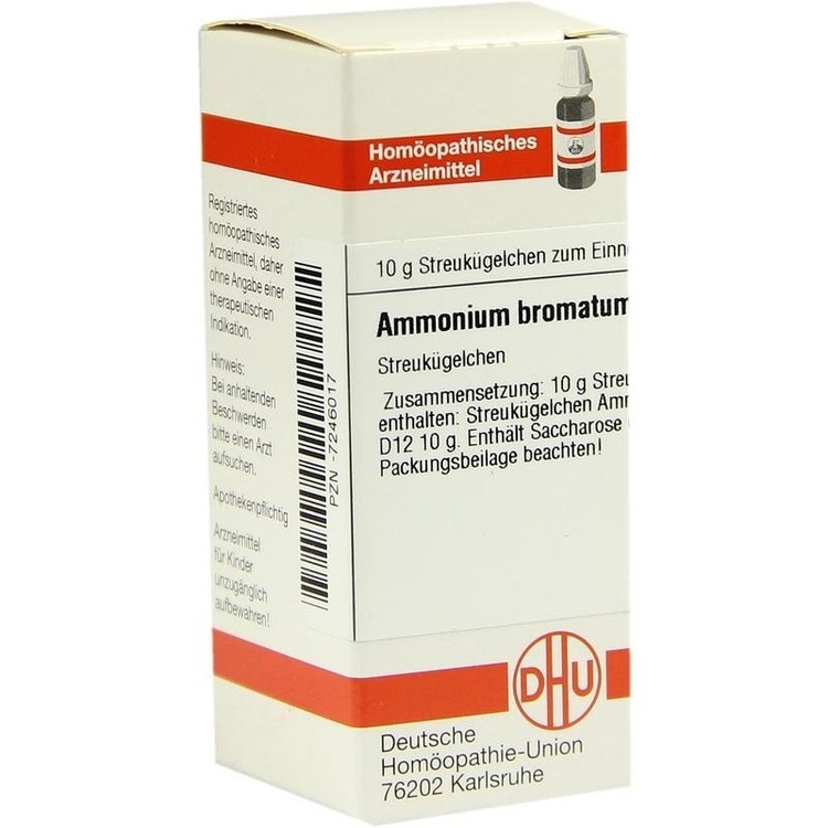 AMMONIUM BROMATUM D 12 Globuli 10 g