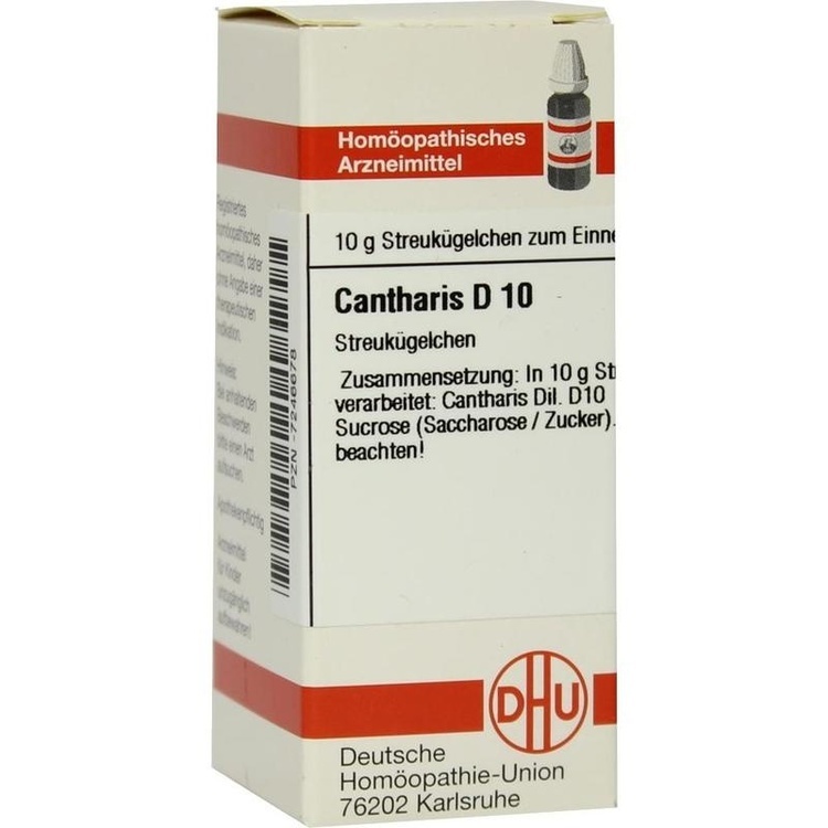 CANTHARIS D 10 Globuli 10 g