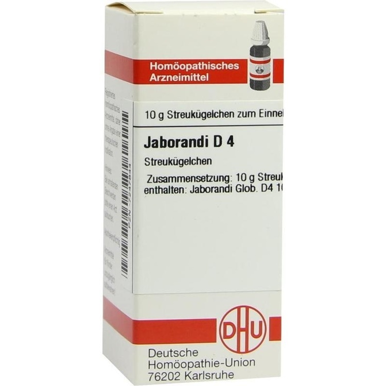 JABORANDI D 4 Globuli 10 g