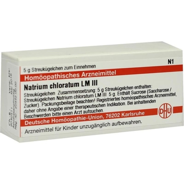 NATRIUM CHLORATUM LM III Globuli 5 g