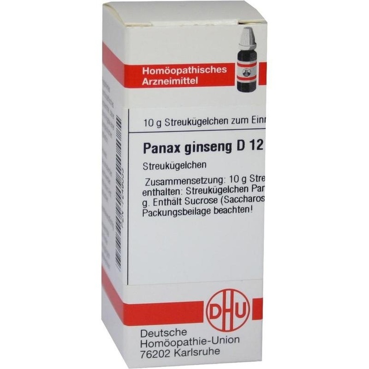 PANAX GINSENG D 12 Globuli 10 g