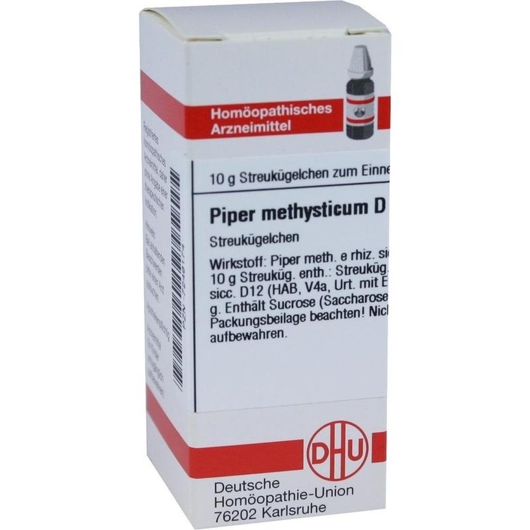 PIPER METHYSTICUM D 12 Globuli 10 g