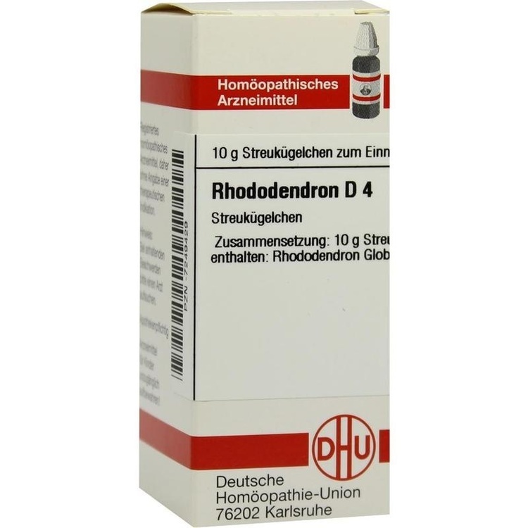 RHODODENDRON D 4 Globuli 10 g