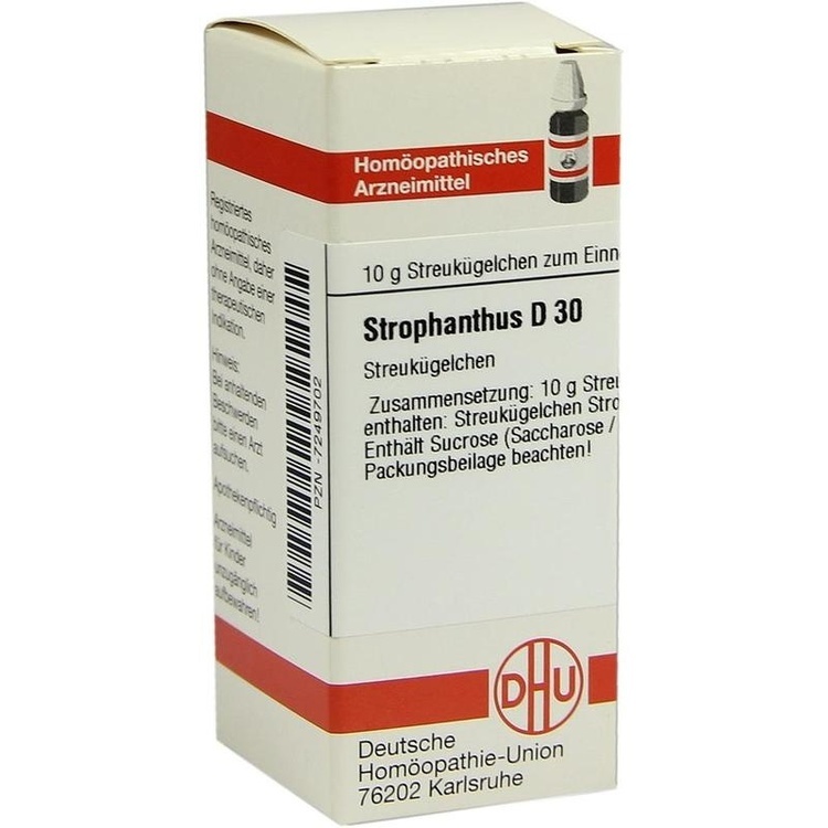 STROPHANTHUS D 30 Globuli 10 g