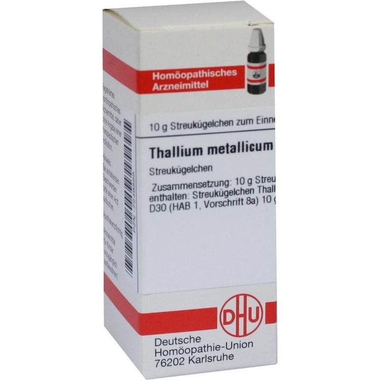 THALLIUM METALLICUM D 30 Globuli 10 g