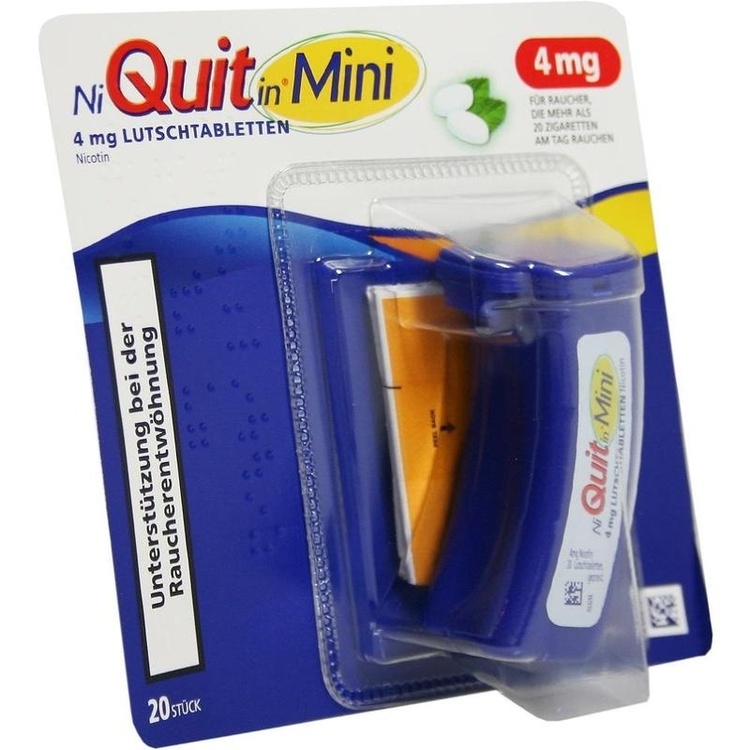 NIQUITIN Mini 4 mg Lutschtabletten 20 St