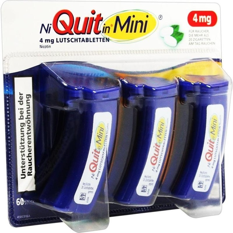 NIQUITIN Mini 4 mg Lutschtabletten 60 St