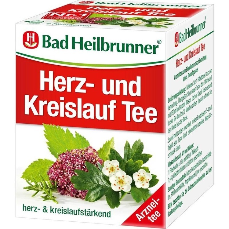 BAD HEILBRUNNER Herz- und Kreislauftee N Fbtl. 8X1.5 g