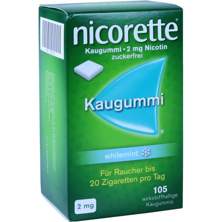 NICORETTE Kaugummi 2 mg whitemint 105 St
