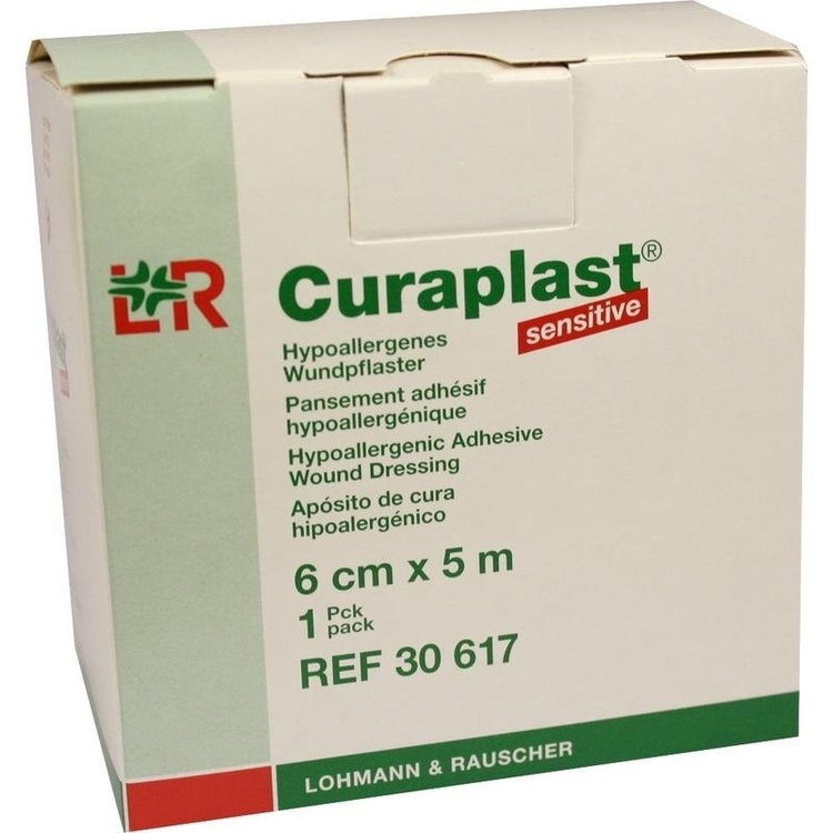 CURAPLAST Wundschnellverb.sensitiv 6 cmx5 m 1 St