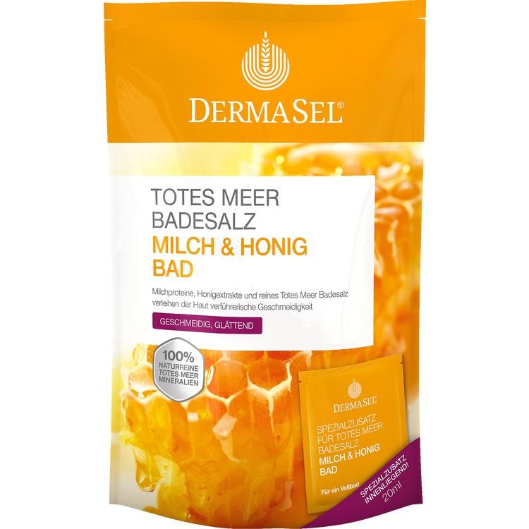 DERMASEL Totes Meer Badesalz+Milch&Honig SPA 1 P