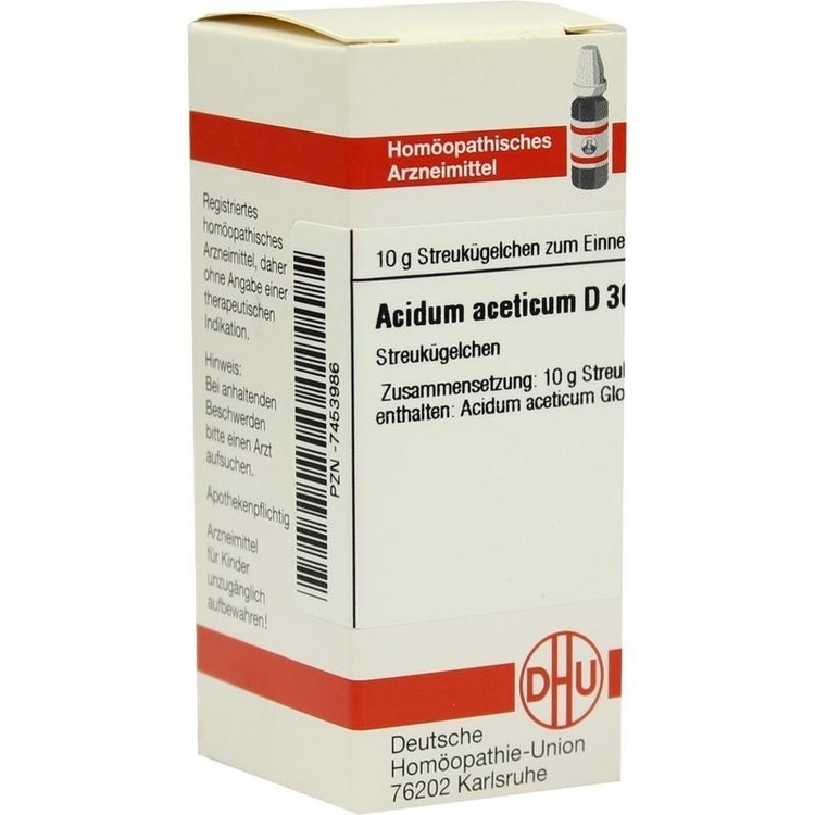 ACIDUM ACETICUM D 30 Globuli 10 g