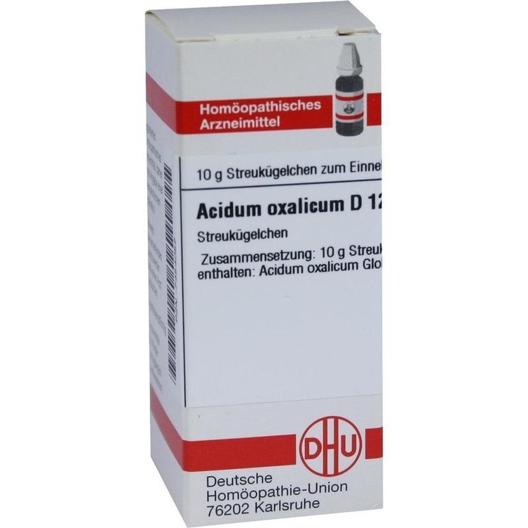 ACIDUM OXALICUM D 12 Globuli 10 g