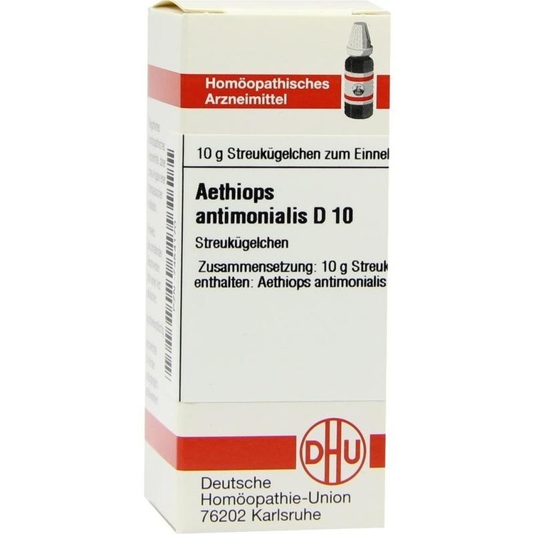 AETHIOPS ANTIMONIALIS D 10 Globuli 10 g