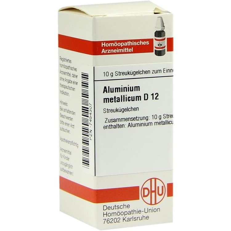 ALUMINIUM METALLICUM D 12 Globuli 10 g