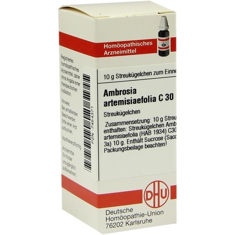 AMBROSIA ARTEMISIAEFOLIA C 30 Globuli 10 g