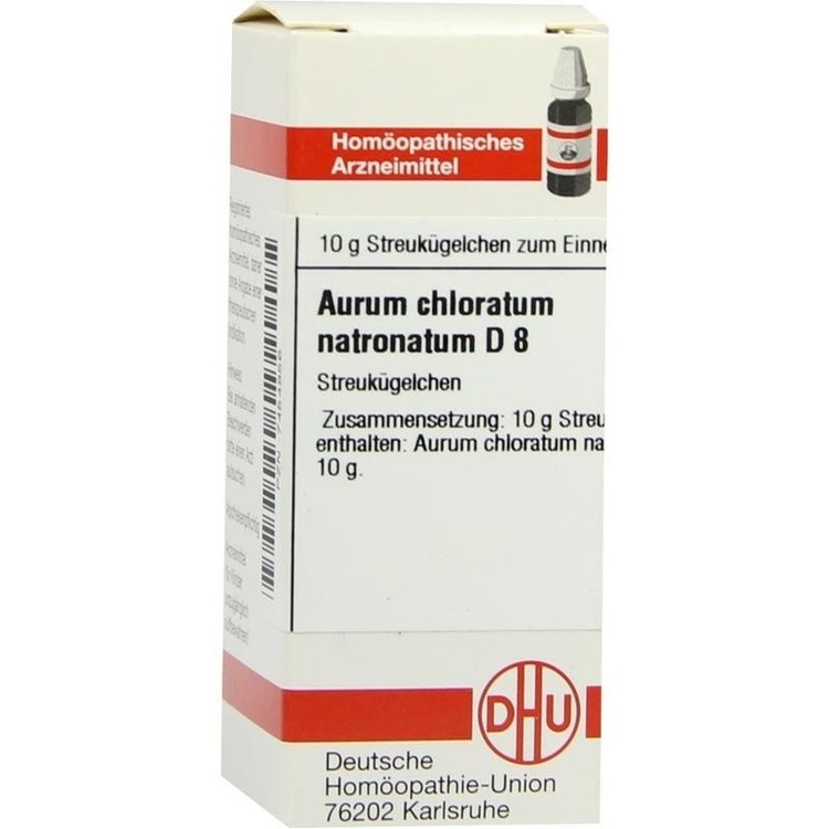 AURUM CHLORATUM NATRONATUM D 8 Globuli 10 g