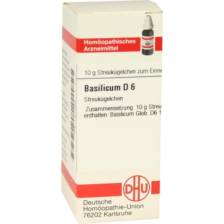 BASILICUM D 6 Globuli 10 g