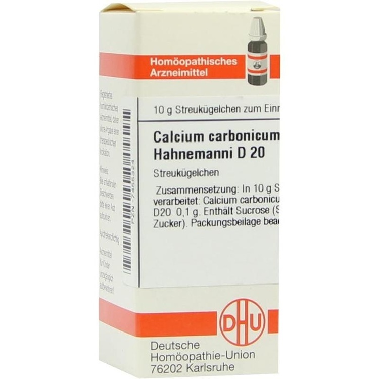 CALCIUM CARBONICUM Hahnemanni D 20 Globuli 10 g