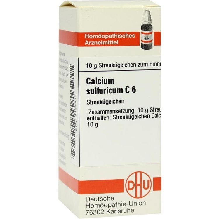 CALCIUM SULFURICUM C 6 Globuli 10 g