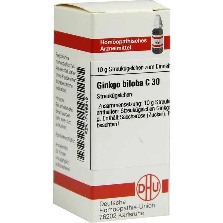 GINKGO BILOBA C 30 Globuli 10 g