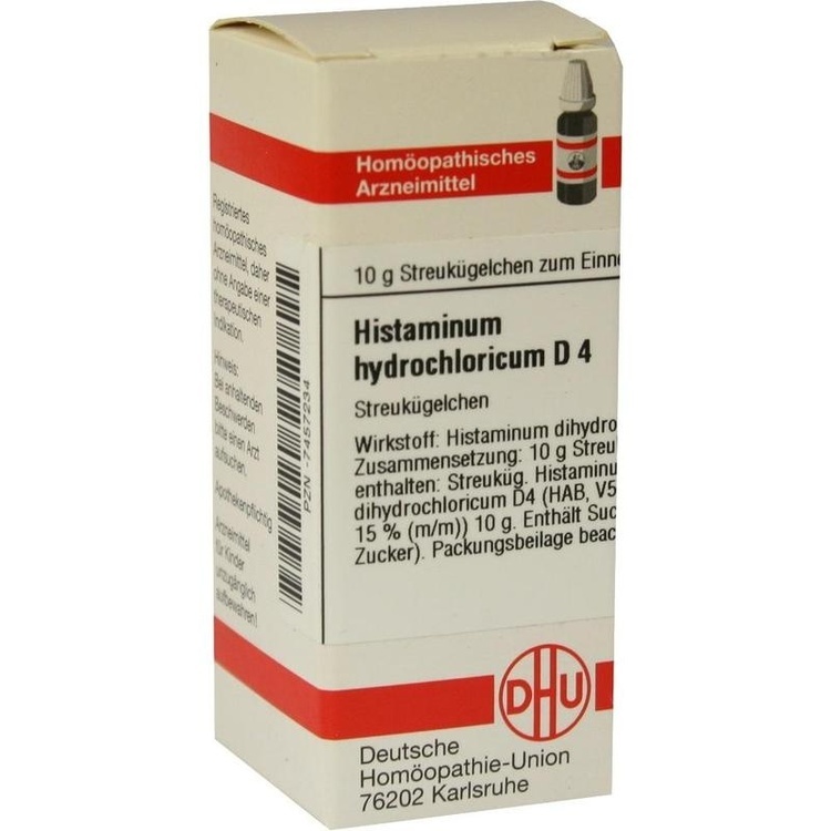 HISTAMINUM hydrochloricum D 4 Globuli 10 g