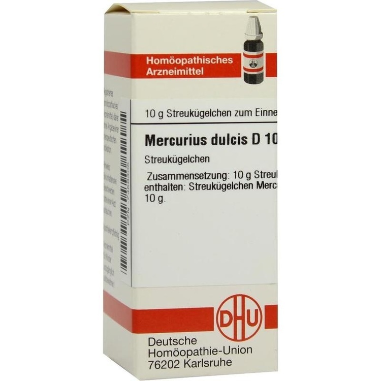 MERCURIUS DULCIS D 10 Globuli 10 g