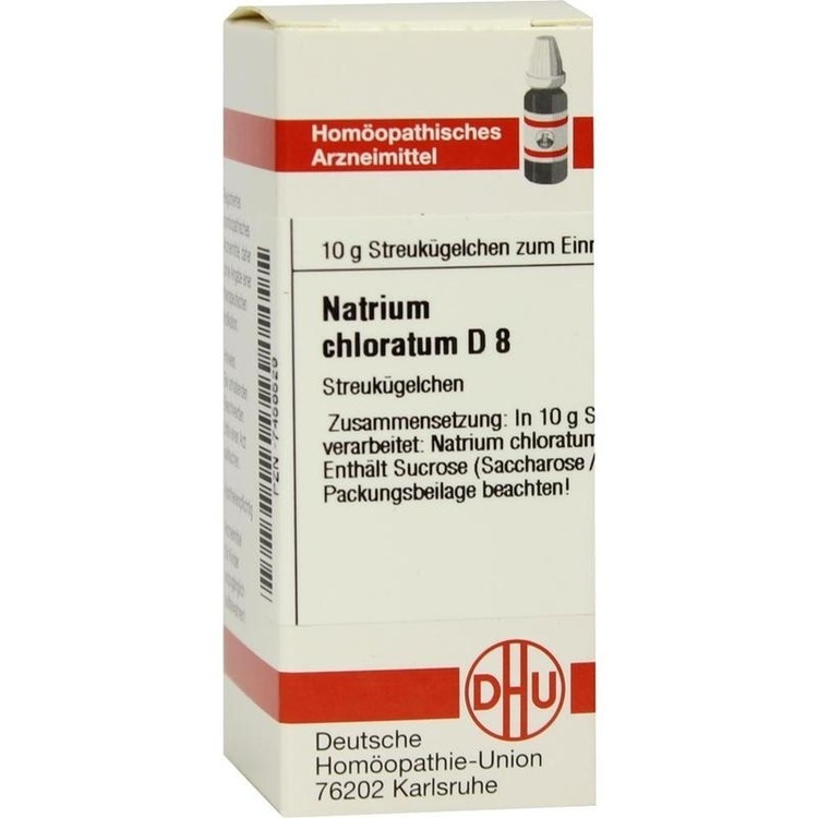 NATRIUM CHLORATUM D 8 Globuli 10 g