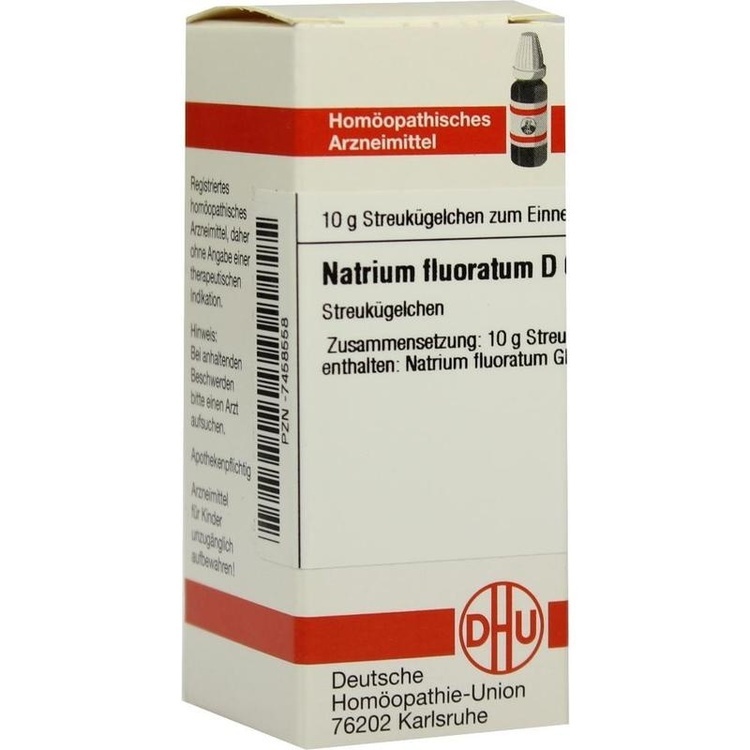 NATRIUM FLUORATUM D 6 Globuli 10 g