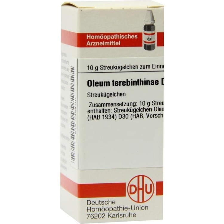 OLEUM TEREBINTHINAE D 30 Globuli 10 g