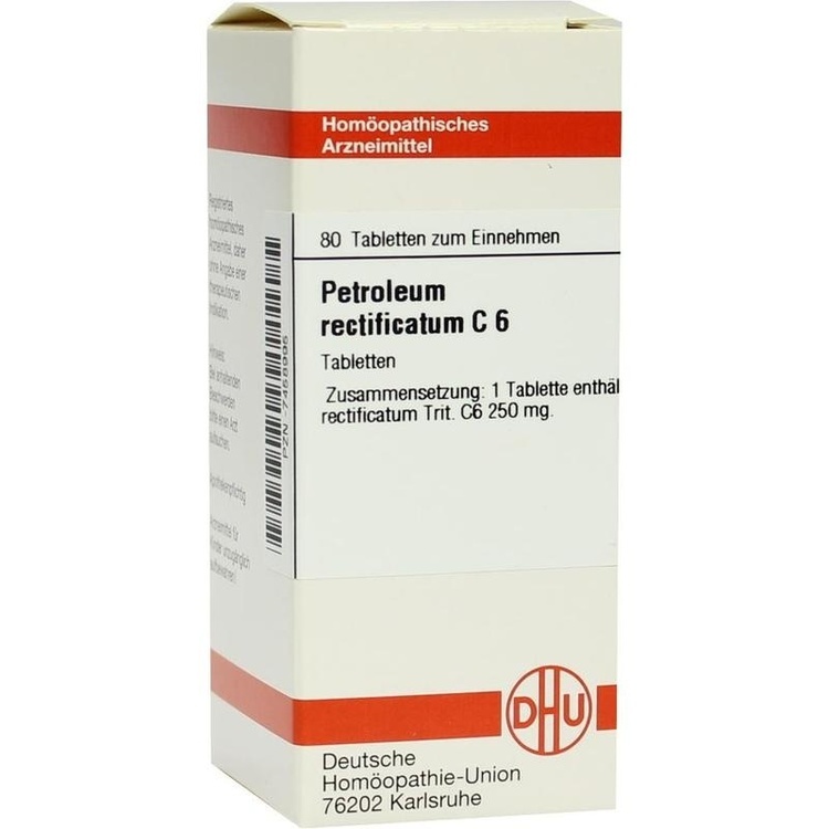 PETROLEUM RECTIFICATUM C 6 Tabletten 80 St