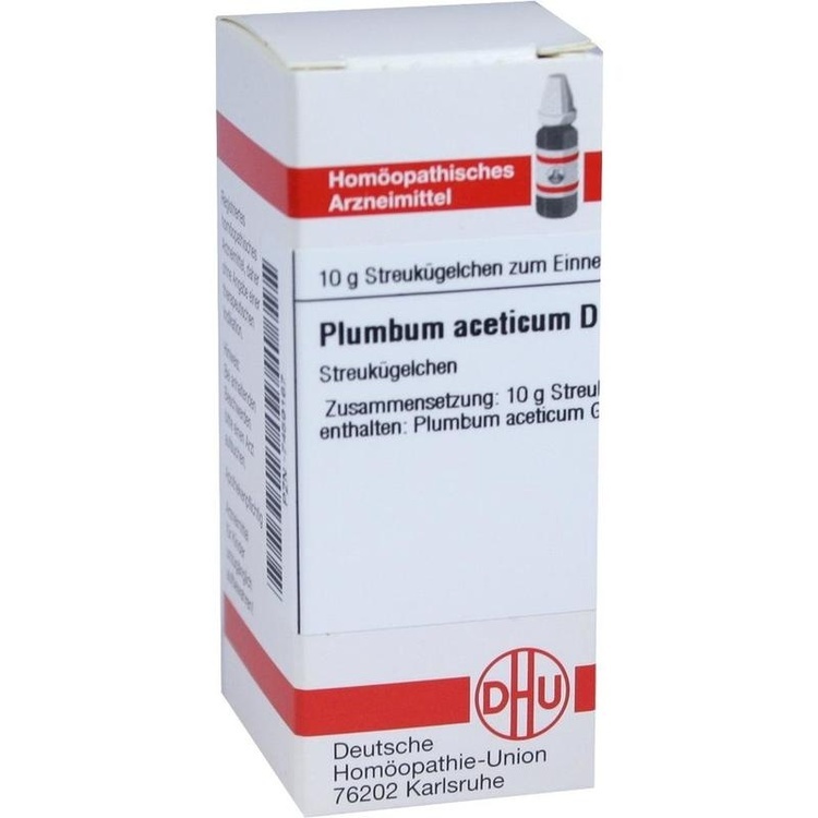 PLUMBUM ACETICUM D 6 Globuli 10 g