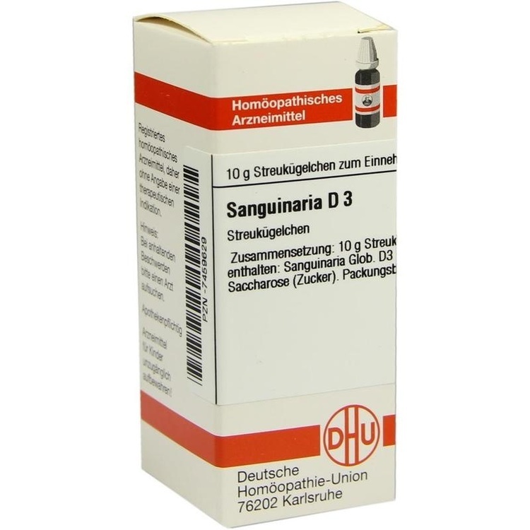 SANGUINARIA D 3 Globuli 10 g