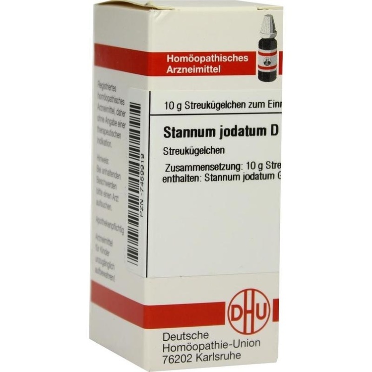 STANNUM JODATUM D 12 Globuli 10 g