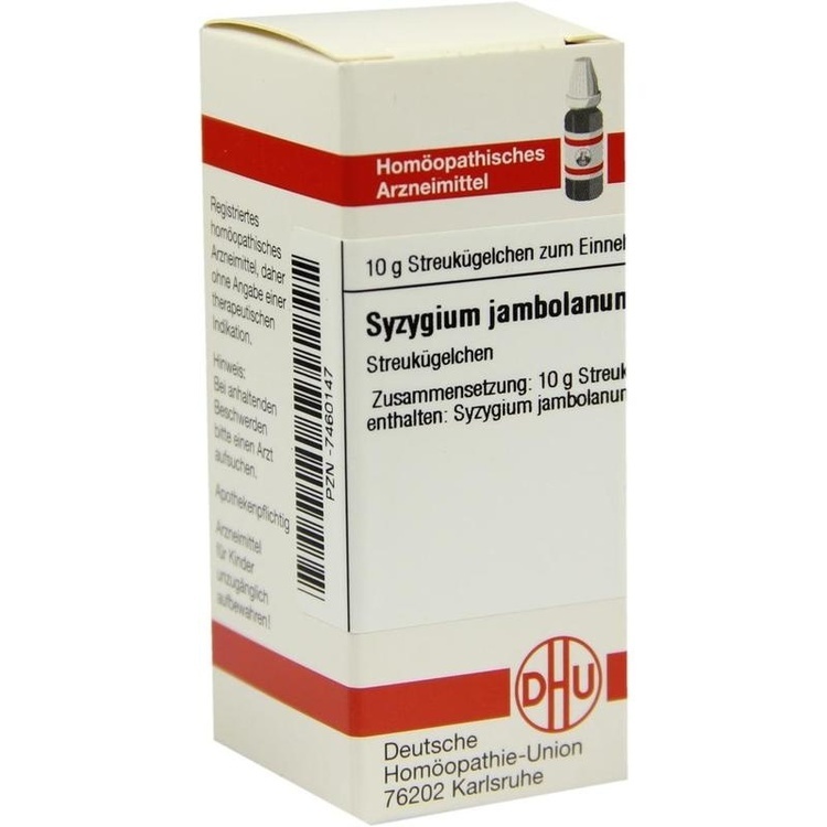 SYZYGIUM JAMBOLANUM D 6 Globuli 10 g