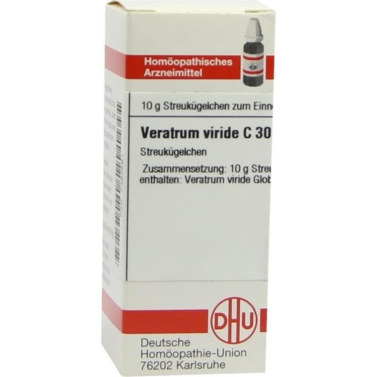 VERATRUM VIRIDE C 30 Globuli 10 g